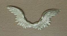 Engelflügel Karton gold 45 x 115 mm