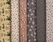 Stoffe beige-grau