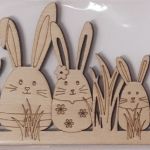 Holzleiste Osterhasen 46-727-505